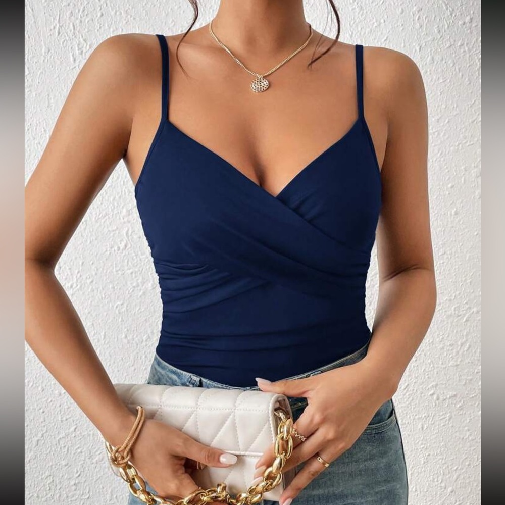 Twist front cami bodysuit - Picture 14 of 16